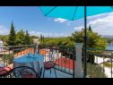 Apartmány Dalis - open swimming pool: A1 kat(4+1), A2 prizemlje(4) Zátoka Osibova (Milna) - Ostrov Brač  - Chorvatsko  - Apartmán - A1 kat(4+1): terasa