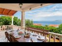 Prázdninový dům/vila Lumos - panoramic view & olive garden: H(10) Postira - Ostrov Brač  - Chorvatsko  - H(10): terasa