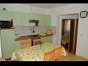 Apartmány Iva - sea view A1(2+1), A2(4+1) Postira - Ostrov Brač  - Apartmán - A2(4+1): kuchyně a jídelna