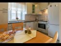 Apartmány Brane - Economy Apartments: A1(4), A2(2) Postira - Ostrov Brač  - Apartmán - A1(4): kuchyně a jídelna