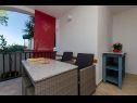 Apartmány Vlado - cosy & afordable: SA1(2), A2(3), A3(5) Supetar - Ostrov Brač  - Studio apartmán - SA1(2): terasa