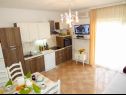 Apartmány Anda - sea view: B1(4), B2(4), C(4+1) Mastrinka - Ostrov Čiovo  - Apartmán - C(4+1): kuchyně a jídelna