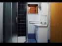 Apartmány Antonia - 270m to sea: A4 Green(2+2), SA2 Silver(2), A1Blue(2), SA3 Gold(2) Mastrinka - Ostrov Čiovo  - Apartmán - A1Blue(2): koupelna s WC