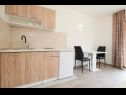 Apartmány Antonia - 270m to sea: A4 Green(2+2), SA2 Silver(2), A1Blue(2), SA3 Gold(2) Mastrinka - Ostrov Čiovo  - Studio apartmán - SA2 Silver(2): kuchyně a jídelna