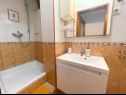 Apartmány Ani - 10 M from the sea SA1 zeleni(2+1), SA2 žuti(2+1) Jadranovo - Riviera Crikvenica  - Studio apartmán - SA2 žuti(2+1): koupelna s WC