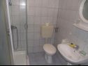 Apartmány Marija - seaview: A1(2+1), A2(4), A3(2), A4(6+2) Novi Vinodolski - Riviera Crikvenica  - Apartmán - A3(2): koupelna s WC
