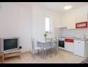 Apartmány Ljuba - in center & close to the beach: A1(2+2), A2(2+2), A3(2+2), A4(2+2) Duba - Riviera Dubrovnik  - Apartmán - A3(2+2): kuchyně a jídelna