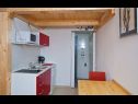 Apartmány Svjetlana SA1(2+1), SA2(2+1), SA3(2) Pula - Istrie  - Studio apartmán - SA3(2): kuchyně a jídelna