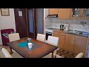Apartmány True SA1(2), A2(6) Malinska - Ostrov Krk  - Apartmán - A2(6): kuchyně a jídelna