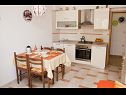 Apartmány Luka A1(4), A2(4) Vrbnik - Ostrov Krk  - Apartmán - A1(4): kuchyně a jídelna