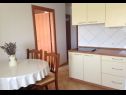 Apartmány Azur - 10 m from sea: A1(4), SA2(2+1) Ilovik (Ostrov Ilovik) - Ostrov Lošinj  - Apartmán - A1(4): kuchyně a jídelna