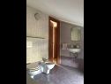 Apartmány Azur - 10 m from sea: A1(4), SA2(2+1) Ilovik (Ostrov Ilovik) - Ostrov Lošinj  - Studio apartmán - SA2(2+1): koupelna s WC