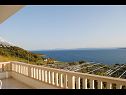 Apartmány Marko - amazing sea view: A1(2+2), A2(2+3), A4(2+2), A5(2+3), A6(4+2), A7(2+2), A8(2+1) Brela - Riviera Makarska  - Apartmán - A1(2+2): balkón