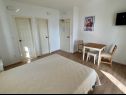 Apartmány Via - 250 m from sea: SA2(2), SA3(2), SA4(2), SA1(2) Brela - Riviera Makarska  - Studio apartmán - SA2(2): ložnice