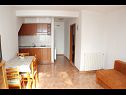 Apartmány Sea View - cosy & comfortable: A2 Zaborke(4), A4 Somina(2+2) Brist - Riviera Makarska  - Apartmán - A4 Somina(2+2): kuchyně a jídelna