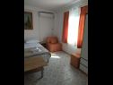 Apartmány Graci - 20 m from pebble beach: A1(4) Gradac - Riviera Makarska  - Apartmán - A1(4): ložnice