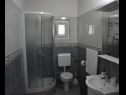 Apartmány Doris - entire floor & sea view : A1(5) Gradac - Riviera Makarska  - Apartmán - A1(5): koupelna s WC