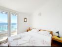 Apartmány Tomo - 10 m from beach: A1(2+2), SA2(2) Zaostrog - Riviera Makarska  - Apartmán - A1(2+2): ložnice