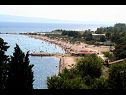 Apartmány Ozren - amazing sea view: A1(7+1), A2(4+1) Omiš - Riviera Omiš  - pohled (dům a okolí)
