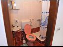Apartmány Draga - 15 m from pebble beach: SA1(4), A2(4+2), A4(3+1) Metajna - Ostrov Pag  - Studio apartmán - SA1(4): koupelna s WC