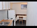 Apartmány Draga - 15 m from pebble beach: SA1(4), A2(4+2), A4(3+1) Metajna - Ostrov Pag  - Apartmán - A2(4+2): kuchyně a jídelna