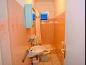 Apartmány Draga - 15 m from pebble beach: SA1(4), A2(4+2), A4(3+1) Metajna - Ostrov Pag  - Apartmán - A4(3+1): koupelna s WC