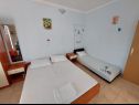 Apartmány Bor - 20 meters from beach: SA3(2+1), A1(4+1), A2(4+1) Kraj - Ostrov Pašman  - Studio apartmán - SA3(2+1): ložnice