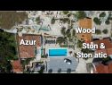 Prázdninový dům/vila Three holiday homes: H1 Azur (4), H2 Wood (4), H3 Ston (4+2) Orebić - Poloostrov Peljesac  - Chorvatsko  - dům