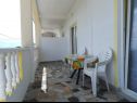 Apartmány Nedo - 150 m from sandy beach: A1(2+1), A2(2+1) Lopar - Ostrov Rab  - Apartmán - A2(2+1): terasa