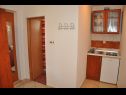 Apartmány Bela - sea view: A1(2+2), A2(2+2), SA3(2) Lopar - Ostrov Rab  - Studio apartmán - SA3(2): kuchyně