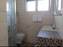 Apartmány Mateo - 60m from sea: A1(4), A2(4) Primošten - Riviera Šibenik  - Apartmán - A2(4): koupelna s WC