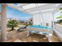 Apartmány Big blue - terrace lounge: A1(4) Vodice - Riviera Šibenik  - Apartmán - A1(4): zahradní terasa