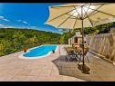 Prázdninový dům/vila Brapa - open swimming pool: H(4) Hrvace - Riviera Split  - Chorvatsko  - terasa