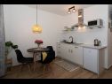 Apartmány Edvard - garden terrace : SA1- zeleni (2), SA2- plavi (2) Split - Riviera Split  - Studio apartmán - SA1- zeleni (2): kuchyně a jídelna