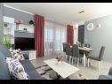 Apartmány Iva - great view: A1(4) Seget Donji - Riviera Trogir  - Apartmán - A1(4): obývák