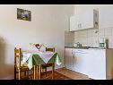 Apartmány VV A1(2+1), A2(5), A3(7) Seget Vranjica - Riviera Trogir  - Apartmán - A1(2+1): kuchyně a jídelna