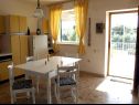 Apartmány Jak - 10m from the sea: A(4+2) Sevid - Riviera Trogir  - Apartmán - A(4+2): kuchyně a jídelna