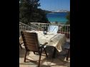Apartmány Jak - 10m from the sea: A(4+2) Sevid - Riviera Trogir  - Apartmán - A(4+2): výhled  na moře