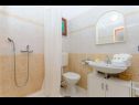 Apartmány Bosiljka - by the sea: A1(5), A2(5), SA3(2) Sevid - Riviera Trogir  - Studio apartmán - SA3(2): koupelna s WC