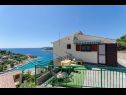 Apartmány Bosiljka - by the sea: A1(5), A2(5), SA3(2) Sevid - Riviera Trogir  - Studio apartmán - SA3(2): zahradní terasa