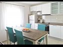 Apartmány Garden - sea view: A1(4) Sevid - Riviera Trogir  - Apartmán - A1(4): kuchyně a jídelna