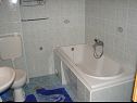 Apartmány Tone - spacious and comfortable: A1 zuti(5+2), A2 plavi(5+2) Trogir - Riviera Trogir  - Apartmán - A2 plavi(5+2): koupelna s WC