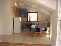 Apartmány Tone - spacious and comfortable: A1 zuti(5+2), A2 plavi(5+2) Trogir - Riviera Trogir  - Apartmán - A2 plavi(5+2): kuchyně a jídelna