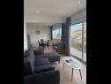 Apartmány Tomi - with beautiful view: A1(4+1) Trogir - Riviera Trogir  - Apartmán - A1(4+1): obývák