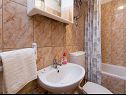 Apartmány Miranda - quiet & next to the sea: A1(2+2), A2(2+2), A3(2+1), A4(2+1) Vinišće - Riviera Trogir  - Apartmán - A3(2+1): koupelna s WC