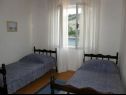 Apartmány Ljubi - 20 m from beach: A1(4+1), A2 Crveni(2+2), A3 Zeleni(2+2) Vinišće - Riviera Trogir  - Apartmán - A1(4+1): ložnice