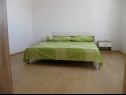 Apartmány Ljubi - 20 m from beach: A1(4+1), A2 Crveni(2+2), A3 Zeleni(2+2) Vinišće - Riviera Trogir  - Apartmán - A3 Zeleni(2+2): ložnice
