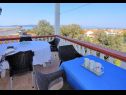 Apartmány More - 600 m from beach: A2(2+3), SA3(2+1), SA4(2+2) Bibinje - Riviera Zadar  - výhled  na moře