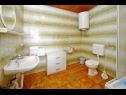 Apartmány More - 600 m from beach: A2(2+3), SA3(2+1), SA4(2+2) Bibinje - Riviera Zadar  - Studio apartmán - SA3(2+1): koupelna s WC