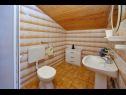 Apartmány More - 600 m from beach: A2(2+3), SA3(2+1), SA4(2+2) Bibinje - Riviera Zadar  - Studio apartmán - SA4(2+2): koupelna s WC